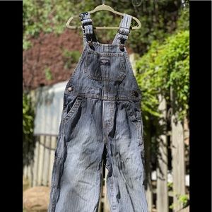 Oshkosh classic railroad stripe overall